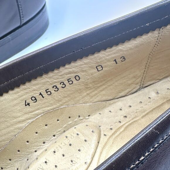 Santoni Dress Loafers 13D Dark Brown Leather Penny Luxury Business Made In Italy main image 5